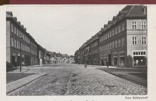 Ortelsburg, Stadt, Kreis Ortelsburg Ortelsburg, Die nach dem Ersten Weltkrieg wieder aufgebaute Innenstadt Ортельсбург, центр города, заново отстроенный после Первой мировой войны