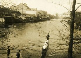 Johannisburg, Kreis Johannisburg Johannisburg, Ruderboot, Riemenvierer Йоханнисбург, гребная лодка, распашная четвёрка