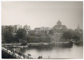 Königsberg (Pr.), Stadtkreis Königsberg Königsberg (Pr.), Schloßteich mit Brücke VIII Königsberg, Schloßteichbrücke