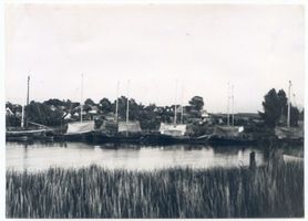 Rosenberg Kr. Heiligenbeil, Kreis Heiligenbeil Rosenberg Kr. Heiligenbeil, Ortsansicht am Haff II Frische Nehrung - Frisches Haff