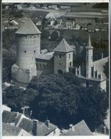 Rößel, Stadt, Kreis Rößel Rößel, Ordensburg - Kirchturmblick II Рёссель, орденский замок — вид с колокольни, II