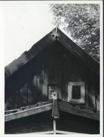 Nieden, Kreis Johannisburg Nieden, Hausgiebel II Ниеден, фронтон дома II