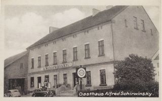 Paterswalde, Kreis Wehlau Paterswalde, Gasthaus Alfred Schirwinsky 