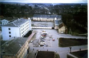 Friedland (Ostpr.), Kreis Bartenstein Friedland (Правдинск), Ortsansicht vom Kirchturm aus II 