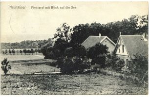 Neuhäuser, Kreis Samland Neuhäuser, Försterei mit Blick auf die See 