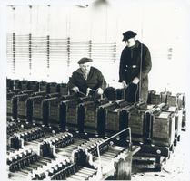Nidden, Kreis Memel Nidden, Elektrizitätswerk, Batterien zur Stromspeicherung 