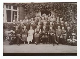 Tilsit, Stadt, Stadtkreis Tilsit Philosophengang Tilsit, Philosophengang, 25 jähriges Dienstjubiläum des Werkleiters des Schlachthofes Dir. Ries 