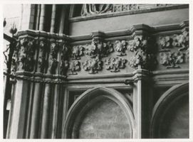 Marienburg, Westpr., Kreis Marienburg Marienburg i. Westpr., Die Marienburg, Eingang zur St. Annen Kapelle, Stein- und Stuckverzierungen Marienburg, Schloß