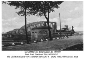 Tilsit, Stadt, Stadtkreis Tilsit   Tilsit, Eisenbahnbrücke