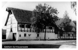 Kahlheim, Kreis Gumbinnen Kahlheim, Gut Krausenwalde Кальхайм, имение Краузенвальде