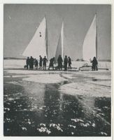  Angerburg, Eissegler auf dem Schwenzaitsee IV Ангербург, буера на озере Швенцайт, IV