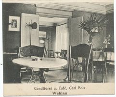 Wehlau, Kreis Wehlau Wehlau, Conditorei u. Cafe Carl Bolz II 
