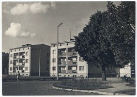 Guttstadt, Kreis Heilsberg Guttstadt, Neue Wohnblocks 