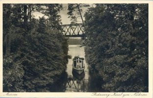 Niedersee, Kreis Sensburg Rudczanny, Kanal zum Niedersee 
