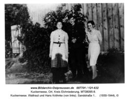 Kuckerneese, Ort, Kreis Elchniederung Sandstraße