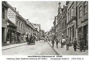 Insterburg, Stadt, Stadtkreis Insterburg Erich-Koch-Straße (fr. Königsberger Straße)