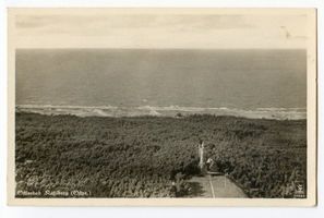 Kahlberg-Liep, Ort, Kreis Elbing Kahlberg, Luftbild aus 120 m Höhe, Leuchtturm Кальберг, аэрофотоснимок с высоты 120 м, маяк