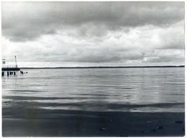  Frisches Haff bei Frauenburg, Aufziehender Regen am Morgen 