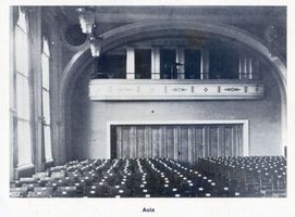 Königsberg (Pr.), Stadtkreis Königsberg Königsberg (Pr.), Hindenburg-Oberrealschule, Aula Königsberg, Schulen