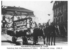 Rastenburg, Stadt, Kreis Rastenburg Angerburger Straße