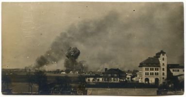 Königsberg (Pr.), Stadtkreis Königsberg Königsberg (Pr.), Rothenstein, Explosion im Munitionsdepot III Königsberg, Stadtteil Rothenstein