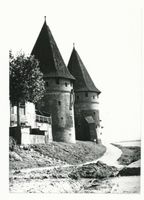 Marienburg, Westpr., Kreis Marienburg Marienburg i. Westpr., Wehrtürme des Brückentors IV Marienburg, Schloß