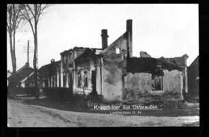 Laukischken, Ort, Kreis Labiau Laukischken, Kriegszerstörungen Erster Weltkrieg