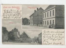 Hohenstein Kr. Osterode, Stadt, Kreis Osterode Hohenstein i. Ostpr., Präparandenanstalt und Schule, Lehrerseminar Хоэнштайн в Вост. Пруссии, приготовительная школа и школа, учительская семинария