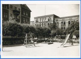 Insterburg, Stadt, Stadtkreis Insterburg Göringstraße (fr. Kasernenstraße) Insterburg, Spielplatz gegenüber der Infanteriekaserne II 