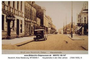 Neukirch, Ort, Kreis Elchniederung Hauptstraße