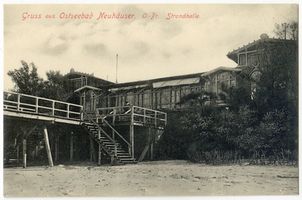 Neuhäuser, Kreis Samland Neuhäuser, Strandhalle Нойхойзер, пляжный зал