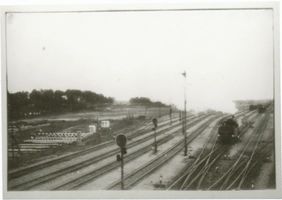 Tilsit, Stadt, Stadtkreis Tilsit Tilsit, Blick vom Viadukt nach Süden, links die Pitschine Тильзит, вид с виадука на юг, слева Пичине