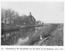 Braunsberg Kr. Braunsberg, Kreis Braunsberg Braunsberg, Ostpr., Kreuzkirche vor der Stadt an der Passarge, 1723-1731 