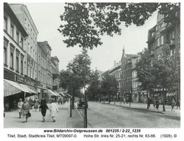 Tilsit, Stadt, Stadtkreis Tilsit Hohe Straße 25-21, 63-69
