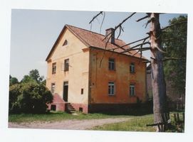 Metgethen, Ort und Bahnstation, Stadtkreis Königsberg Hindenburgweg 10 Metgethen, Gartenstadt,  Hindenburgweg 10, Haus Hoffmann Metgethen, Häuser früher und heute