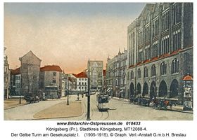Königsberg (Pr.), Stadtkreis Königsberg Fritz-Tschierse-Platz (fr. Gesekusplatz)