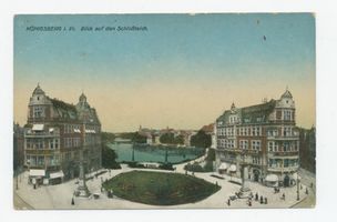 Königsberg (Pr.), Stadtkreis Königsberg Königsberg (Pr.), Blick auf den Schlossteich Königsberg, Schloßteich