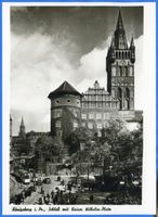 Königsberg (Pr.), Stadtkreis Königsberg Kaiser-Wilhelm-Platz Königsberg (Pr.), Kaiser-Wilhelm-Platz mit Schloß IX Königsberg, Schloß