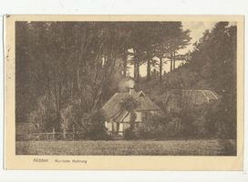 Nidden, Kreis Memel Nidden, Haus im Dünenwald 