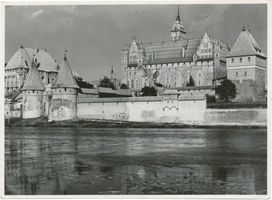 Marienburg, Westpr., Kreis Marienburg Marienburg i. Westpr., Die Marienburg von der Nogatseite XXV Мариенбург, Зап. Пруссия, замок Мариенбург со стороны Ногата, XXV