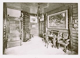 Jagdhaus Rominten, Kreis Goldap Jagdhaus Rominten, Jagdschloß, Innenraum 