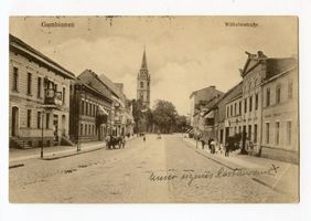 Gumbinnen, Stadt, Kreis Gumbinnen Straße der SA (fr. Wilhelmstraße bzw. Stallupöner Straße) Gumbinnen, Wilhelmstraße III 