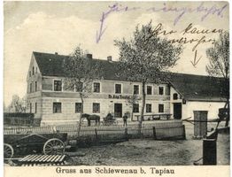 Schiewenau, Kreis Wehlau Schiewenau, Gasthaus Fr. Aug. Sachs Шивенау, трактир Фр. Ауг. Закса
