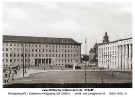 Königsberg (Pr.), Stadtkreis Königsberg Adolf-Hitler-Straße (fr. Kaiser-Wilhelm-Damm bzw. Hansaring)