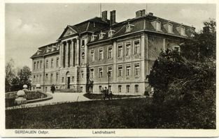 Gerdauen, Stadt und Bahnstation, Kreis Gerdauen 