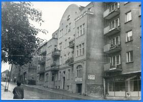 Allenstein, Stadtkreis Allenstein Allenstein, Liebstädterstraße, Blick von der Reichshalle Алленштайн, Либштадтская улица, вид от «Рейхсхалле»