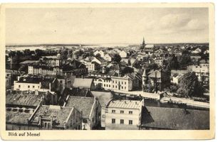 Memel, Stadt, Stadtkreis Memel Memel, Blick auf Memel III Мемель, вид на Мемель, III
