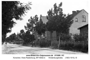 Korschen, Kreis Rastenburg Hindenburgstraße