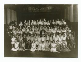 Tilsit, Stadt, Stadtkreis Tilsit Tilsit, Bürgerhalle,   Der Semlies`sche Kinderchor  der Meerwischer Schule 