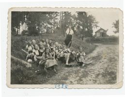 Taulensee, Kreis Osterode Taulensee, BDM-Gruppe unter der Leitung von Frida Pfeiffer 